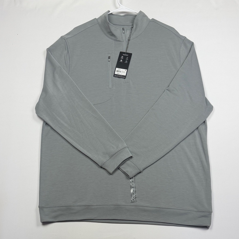 VRST Light Gray Quarter-Zip Pullover XL NWT